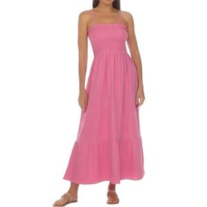 NWT Raviya Women’s Cotton Gauze Swim Coverup Maxi Dress Summer Vacation Resort